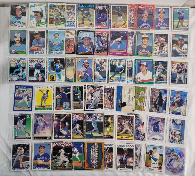 1978 - 2023 Toronto Blue Jays MLB Baseball Trading Card Singles , 81 Trading Cards