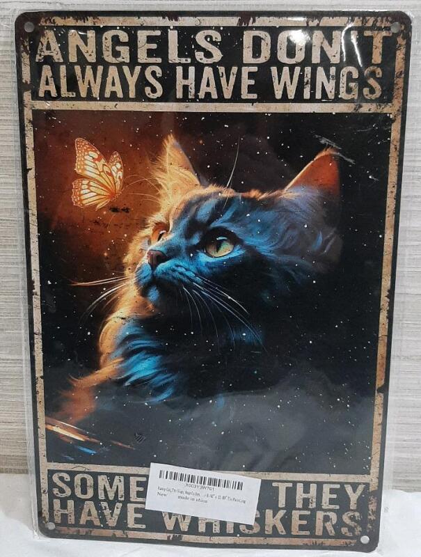 New Cat Metal Sign
