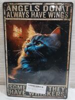 New Cat Metal Sign