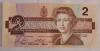 Two (2) 1973 Canadian Bank of Canada One Dollar Bank Notes & 1986 Canadian Bank of Canada Two Dollar Bank Note . All Bank Notes have been in Circulation - 4