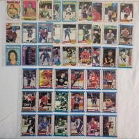 1971 - 1989 O Pee Chee NHL Hockey Trading Card Singles , 45 Trading Cards