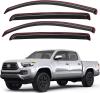 new AceRide in-Channel Window Visors for Toyota Tacoma Double Cab 2016 2017 2018 2019 2020 2021 2022 2023&iuml;&frac14;&OElig;Rain Guards Sun Shields Window Deflector Wind Vent Visors&iuml;&frac14;&OElig;4PCS