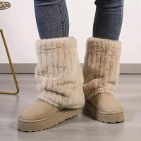 New Size 38 Women's Winter Pull-On Boots With the (Faux) Furrrrr