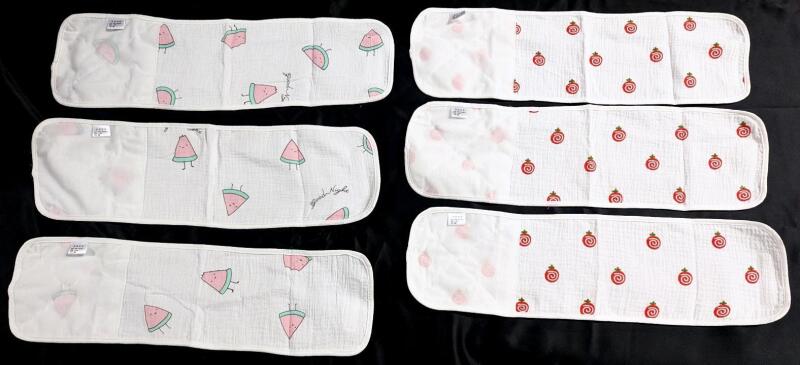 6 Size Medium Dog Belly Bands, Reusable Cloth Bands For Male Dogs, Each Band 6" Wide &times; 21" Long (Add A Regular Human Pad Inside to Catch Urine)