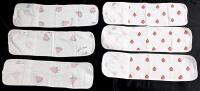 6 Size Medium Dog Belly Bands, Reusable Cloth Bands For Male Dogs, Each Band 6" Wide &times; 21" Long (Add A Regular Human Pad Inside to Catch Urine)