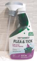 New Vet's Best Flea & Tick Cat and Home Spray