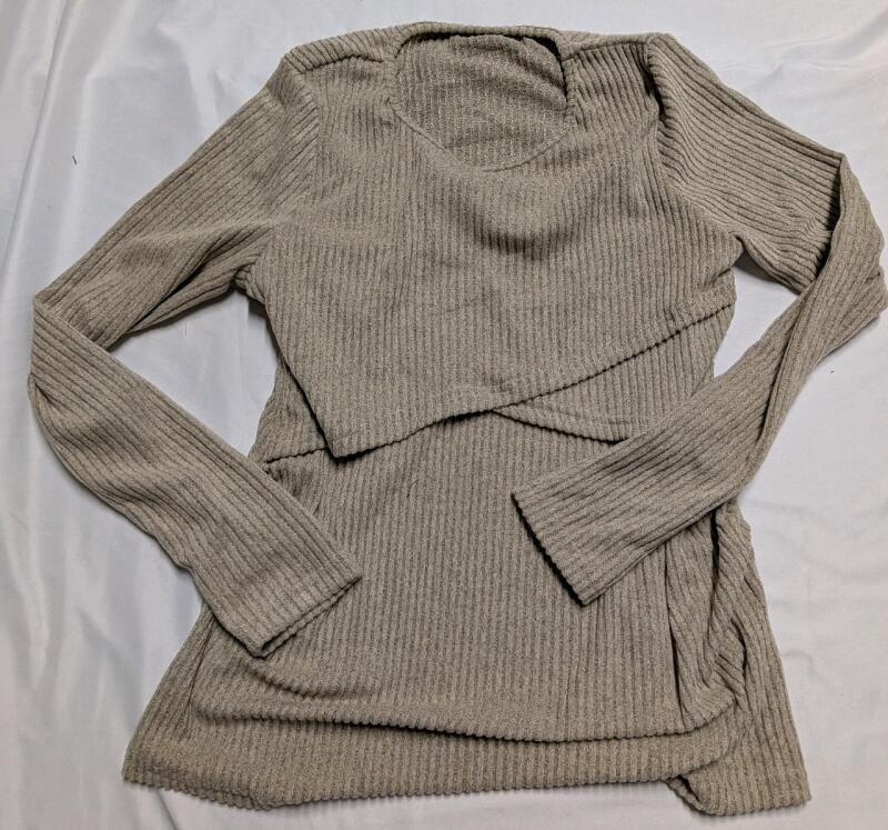 New Size Large Women's Long Sleeve Soft Top