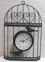As New Metal Hangable Clock | Tested for Power, Works, 17&frac12;" Tall, 11" Wide