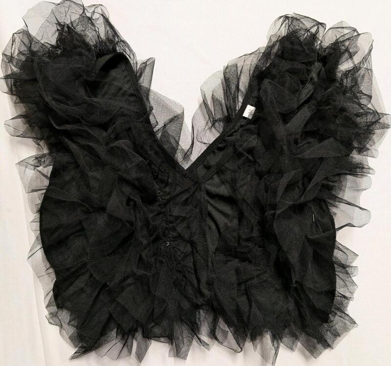 New Size Medium Women Frilly Halter Top