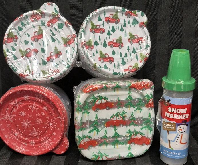 14 New Lunch Containers & New Snow Marker