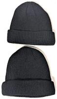 2 New Youth O/S Warm Knitted Beanies / Skullies / Caps