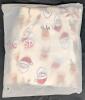 New Size LG Unisex SPARK PAWS Human Pajama Bottoms, Santa & Reindeer - Cream - 3
