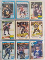 1979 - 2024 Edmonton Oilers NHL Hockey Trading Card Singles , 207 Trading Cards .