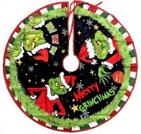 New MERRY GRINCHMAS The Grinch Tree Skirt 35" Diameter