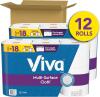 New Viva Multi-Surface Cloth Paper Towels, 12 Triple Rolls, 165 Sheets Per Roll (2 Packs of 6) - 2