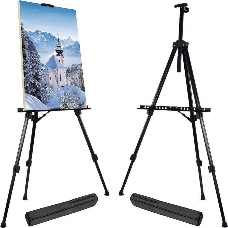 New T-sign 168 cm Reinforced Artist Foot Black - 2 Pack Black