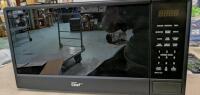 [Light Use] MasterChef Matte Microwave, Black, 1.1-cu-ft<br/>Retails for $195 in New Condition.