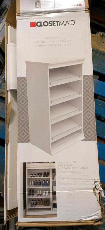 New ClosetMaid Modular Stackable Shoe Rack. 15.91" D x 21.38" W x 40.29" H. Retails for $200