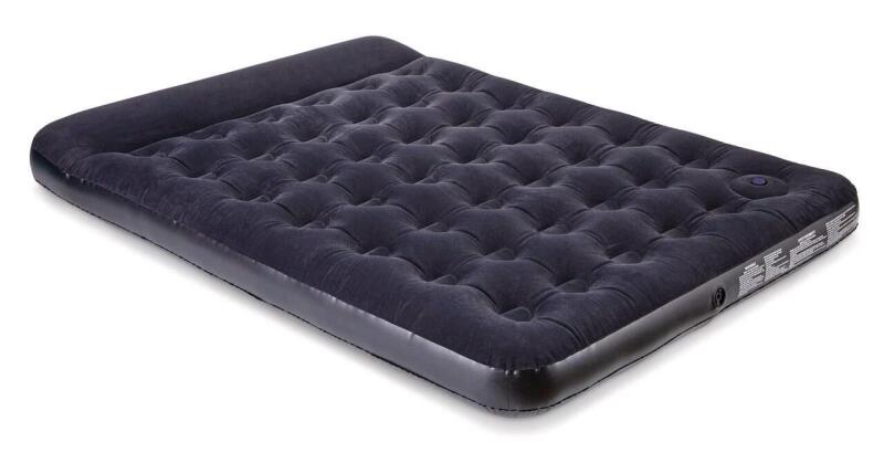 As-New Queen Size Single-High OUTBOUND Air Mattress With Foot Pump, Retails $64.99 [48 Hour R&T Warranty, See Description]