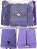 New FOX & PINE STITCH Original Notion Nook: Hard Plastic Folding Magnetic Closure Storage Box, Great for Jewelry, Pills and Of Course, Crafting Supplies! 4" &times; 5.25" &times; 1.5" (Folded)