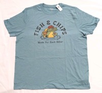New "Fish & Chips: Made For Each Other" T-Shirt (Size XL)