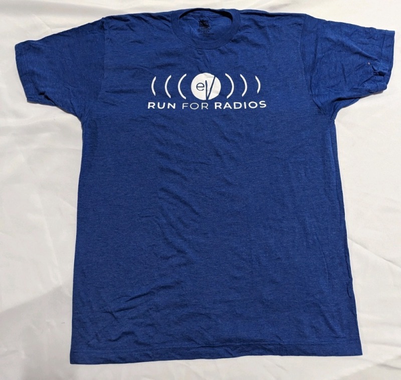 New Run for Radios T-Shirt. XL