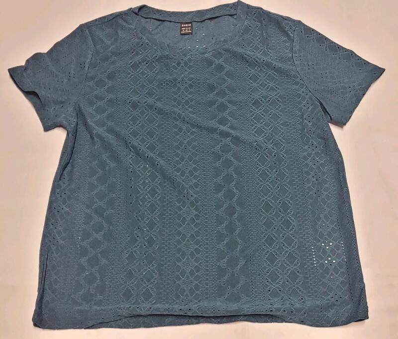 New Women's Sz. Medium Shein Dark Turquoise Top