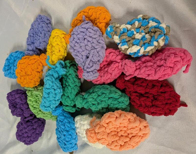 19 Crochet Water Balloons. 5" Long