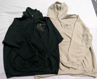 2 New Custom Embroidery Hoodies. 2xl and 5xl.
