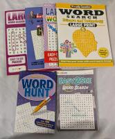 6 New Word Search Books.