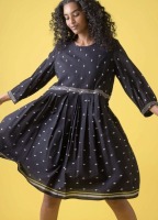 New Gundrun Sj&ouml;d&egrave;n Webkleid Signe Dress. Medium