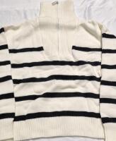 New sz Medium Women's Half Zip Knit Top
