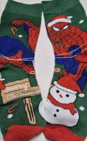 New sz 38-46 Adult Christmas Spiderman Socks