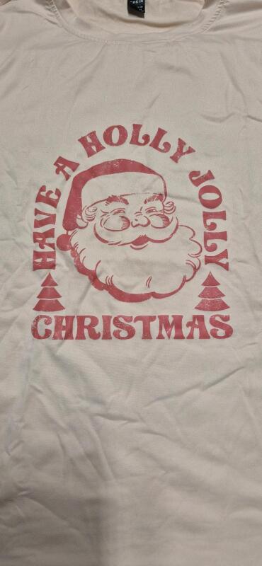 New sz XL Women's Retro Christmas T-shirt
