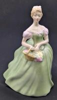 Vintage ROYAL DOULTON "Clarisse" HN2345 Bone China Figurine, 5.15"