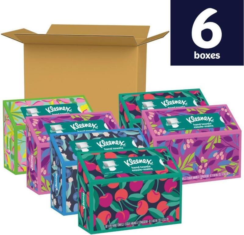 New Kleenex Expressions Ultra Soft Facial Tissues, 8 Flat Boxes, 120 Tissues per Box, 3-Ply, Packaging May Vary