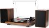 New HiFi Turntable Bluetooth USB, Record Player with Speaker, Dual Compact Stereo System, Adjustable counterweight Magnetic Cartridge, RCA Output to Connect to Active Speakers
