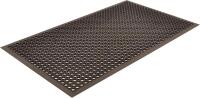 New NoTrax 3' x 5' Anti-Fatigue Lightweight Restaurant Rubber Floor Mat with Drainage Holes, Beveled Edges, Non-Slip Mats, Black, T30 Competitor, T30S0035BL