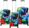 New Retail $300 Bioworld Lilo and Stitch 3-Piece Luggage Set - 20", 24", and 28" Rolling Suitcases