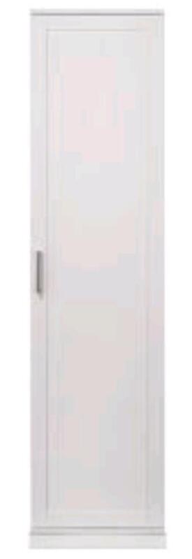 As New in Box For Living 1-Door Pantry Storage Cabinet, White, Retail's for $299.99
