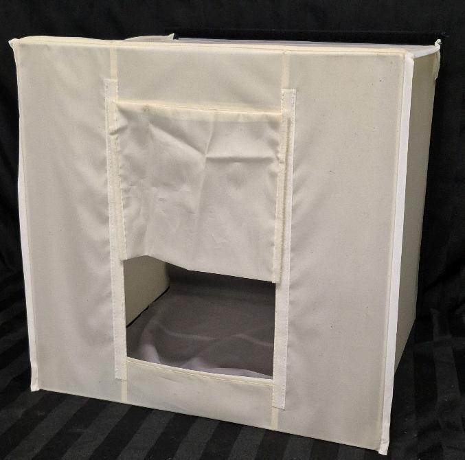16" Portable Booth Digital Photo Box with Case Not Pre-Lit 3 Coloured Backdrops Grey, Blue & Green