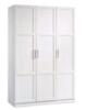 As New Sauder 3-Door Wardrobe Closet/Armoire Clothes Storage Cabinet With Hanger Rod & Shelves. Retails for 300.