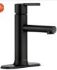 Moen Arlys 84770BL one-handle bathroom faucet in a matte black finish, Retail's for $299.99