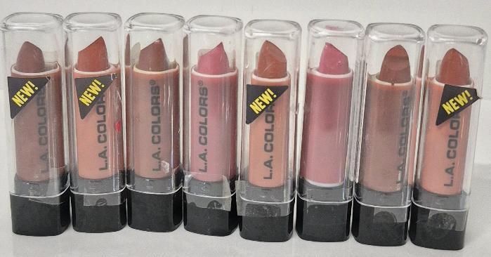8 New L.A. Colors Lipsticks 3.2g