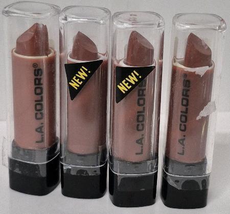 4 New L.A. Colors Lipsticks 3.2g