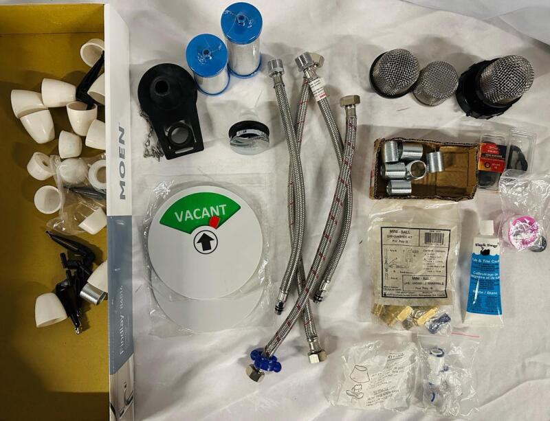 30+ Assorted Plumbing Parts/Accessories - See Photos