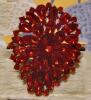 Vintage Inspired Red Ruby Luxury Glass Rhinestone Teardrop Brooch / Pendant Approximately 2 x 2.25&rsquo;&rsquo; - 2