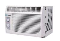 As New - For Living 5000-BTU Manual Window Air Conditioner , White . Model # 043-5234-2 . Retail $150