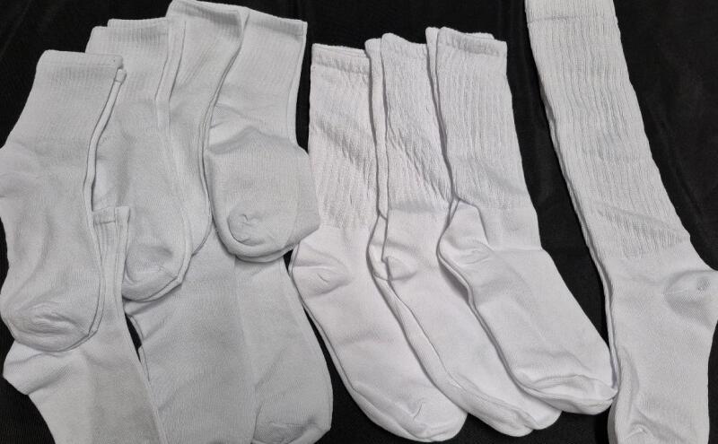 11 New Adult Socks