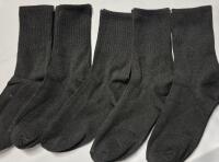 5 New sz 36-39 Adult Crew Socks